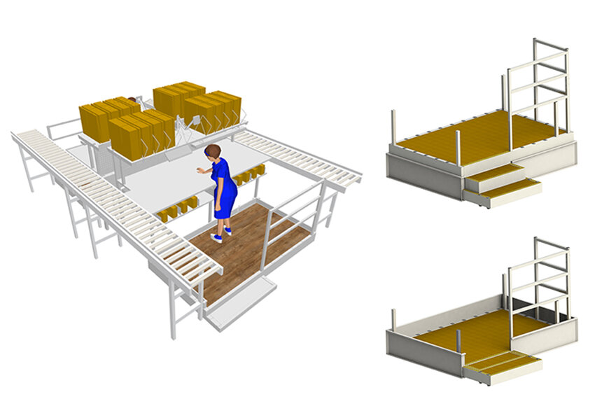 Treston lifting platform workstation