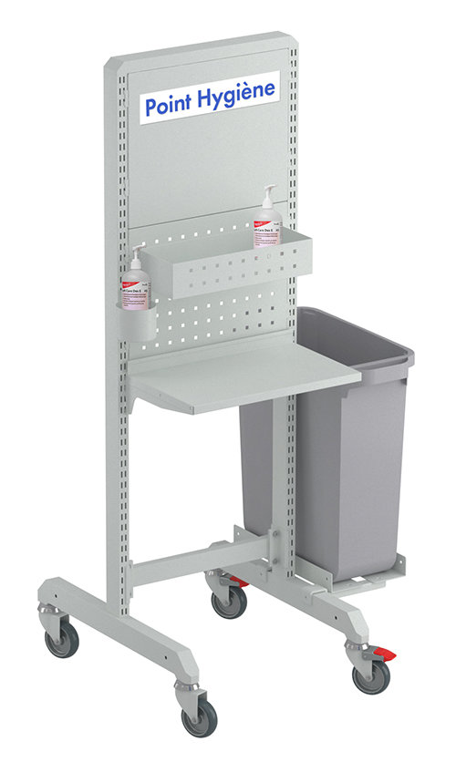 Desserte mobile 'point hygiène'