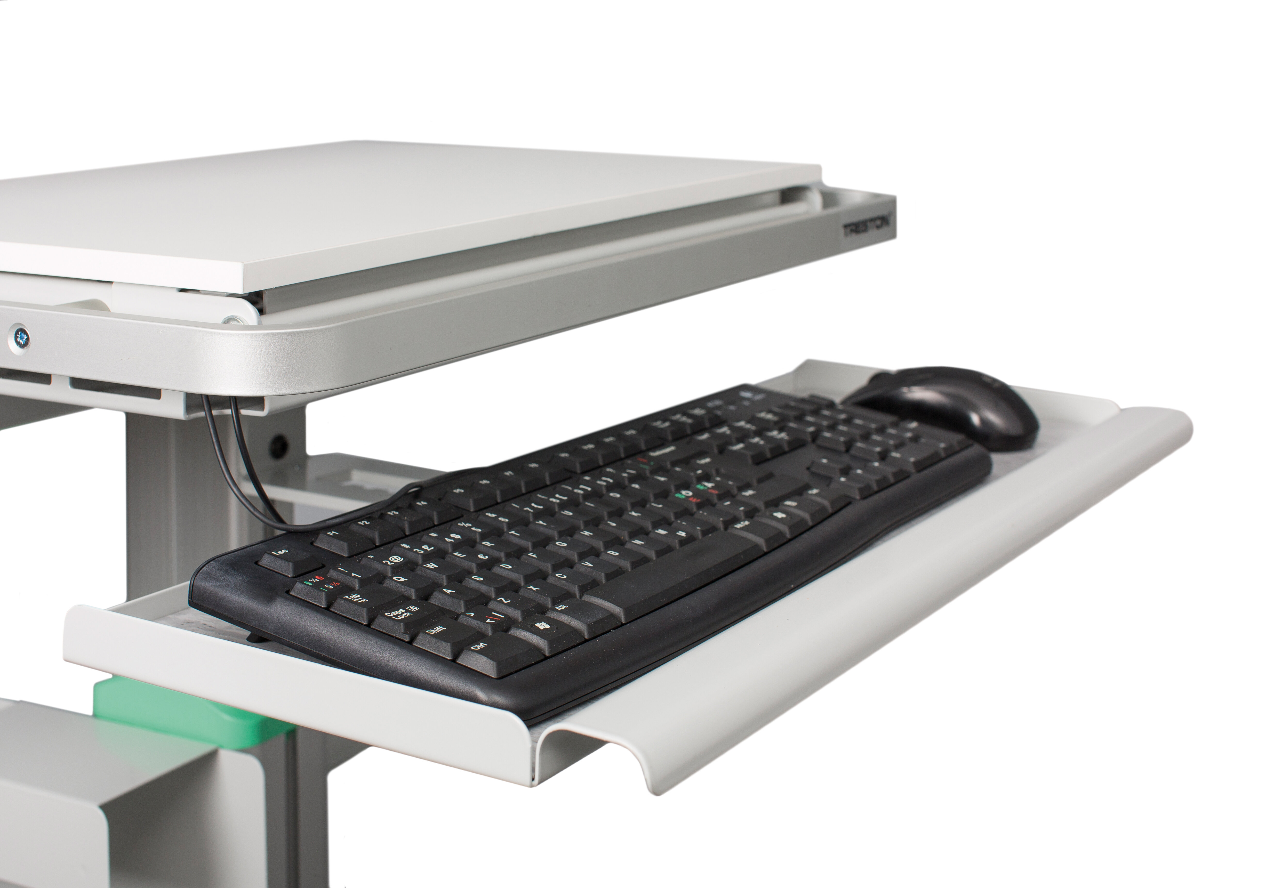 Tablette pour clavier et souris – Treston: l x p 620 x 210 mm
