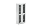 Cabinet with plexiglass doors white