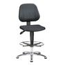 Treston Ergo Arbeitsstuhl in ESD mit PU-Polster und Fußring