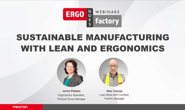 treston webinar sustainable manufacturing lean ergonomics